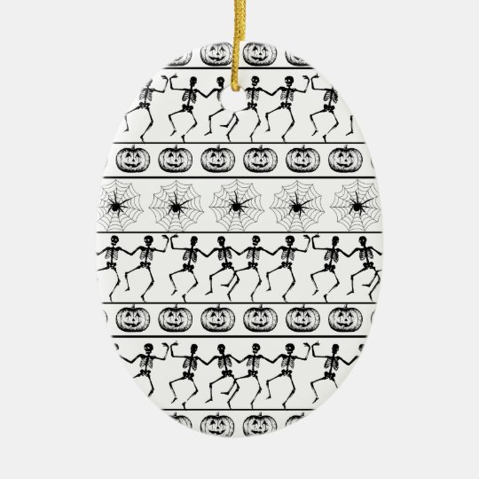 Halloween pattern ceramic ornament