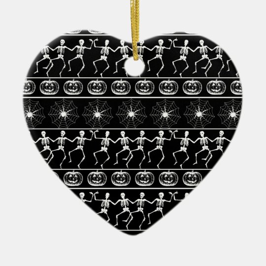 Halloween pattern ceramic ornament