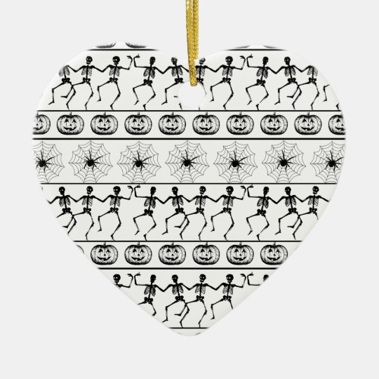 Halloween pattern ceramic ornament