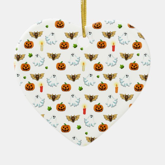 Halloween pattern ceramic ornament