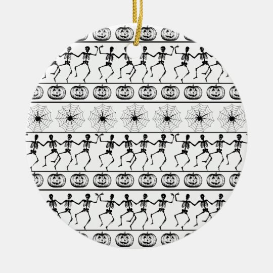 Halloween pattern ceramic ornament