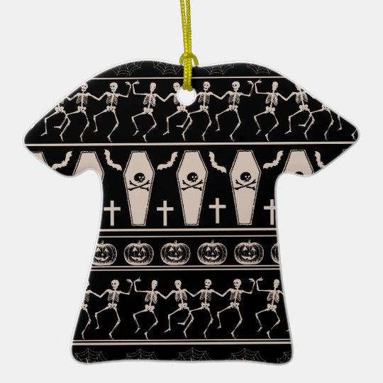 Halloween pattern ceramic ornament