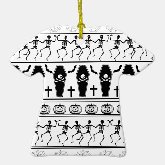 Halloween pattern ceramic ornament