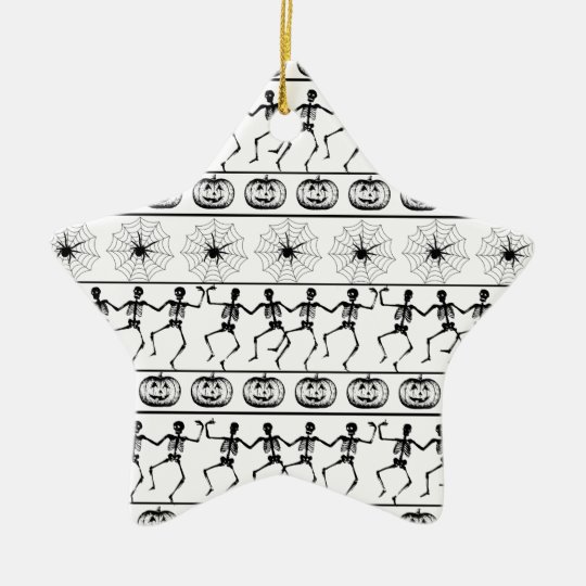 Halloween pattern ceramic ornament