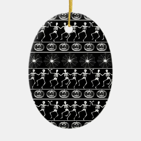 Halloween pattern ceramic ornament
