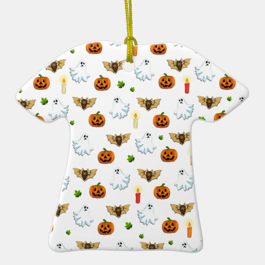 Halloween pattern ceramic ornament