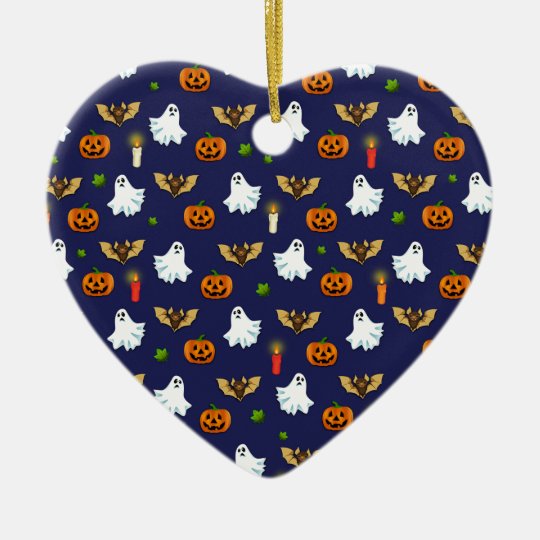Halloween pattern ceramic ornament