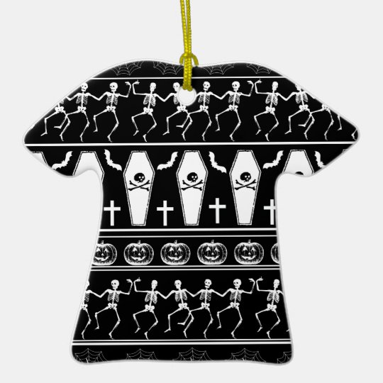 Halloween pattern ceramic ornament