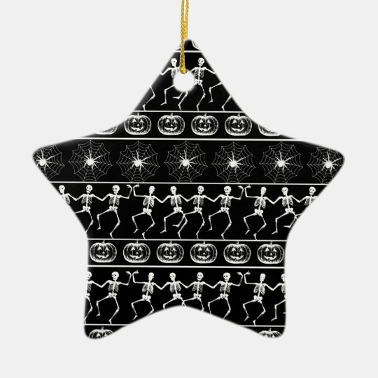 Halloween pattern ceramic ornament