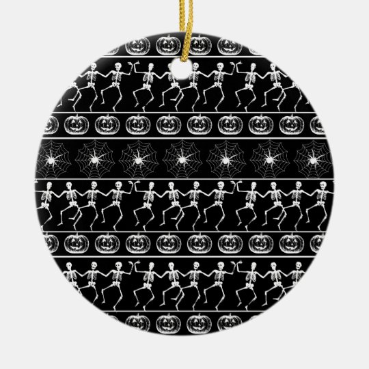 Halloween pattern ceramic ornament