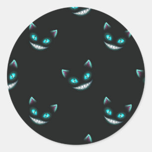 Halloween pattern classic round sticker