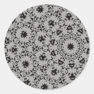 Halloween Pattern Classic Round Sticker