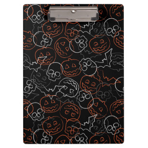 Halloween Pattern Clipboard