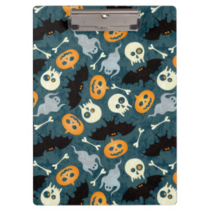 Halloween pattern clipboard