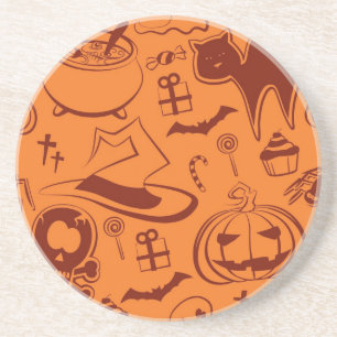 Halloween pattern coaster