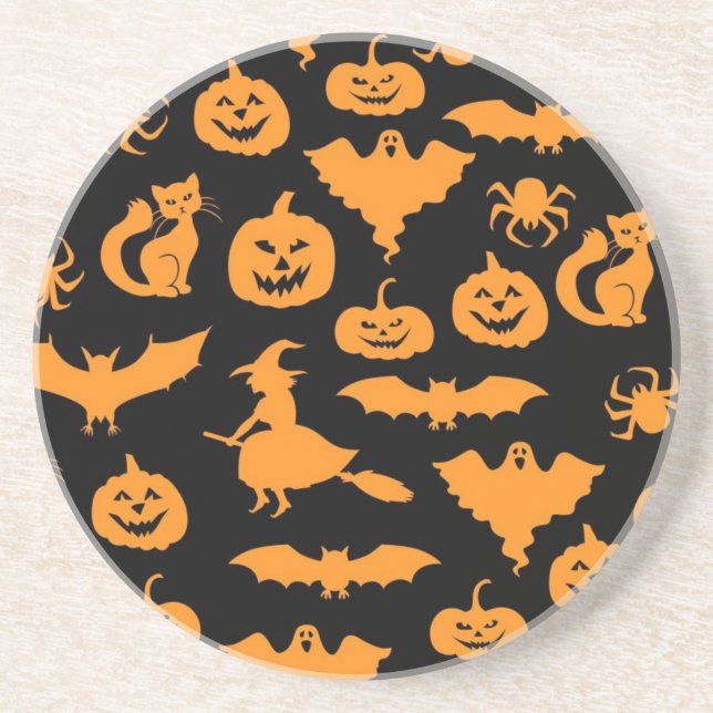 Halloween pattern coaster (Front)