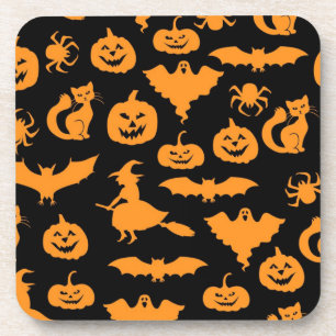 Halloween pattern coaster