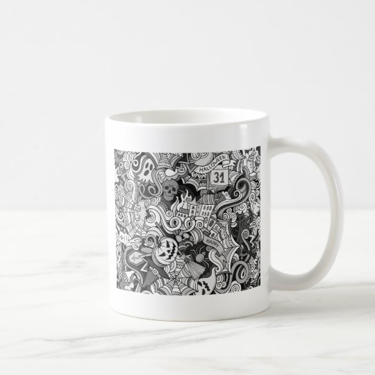 Halloween pattern coffee mug