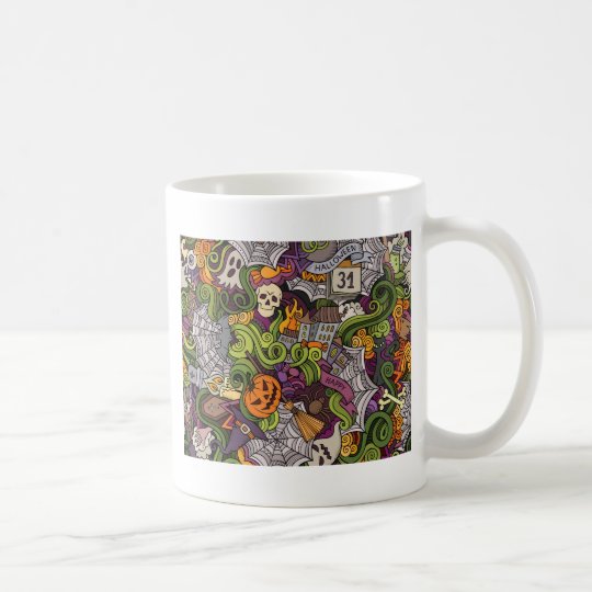 Halloween pattern coffee mug