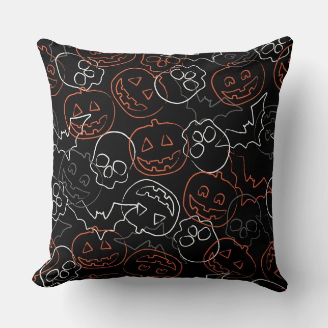 Halloween Pattern Cushion (Front)