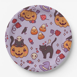 Halloween pattern decoration coffee mug paper plat plate