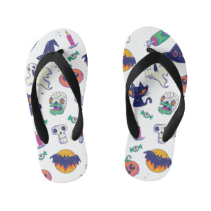 Halloween pattern decoration kid's thongs