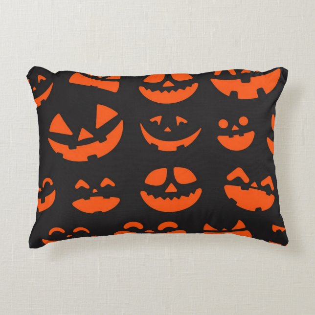 Halloween pattern decorative cushion (Front)