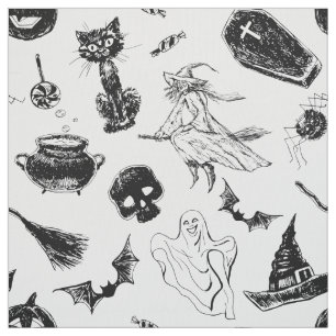 Halloween pattern design fabric