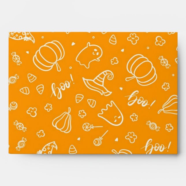 Halloween pattern envelope (Front)