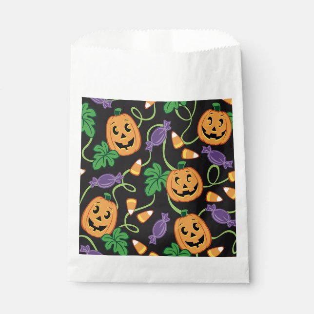 HALLOWEEN PATTERN FAVOUR BAG (Front)