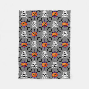 Halloween Pattern Fleece Blanket