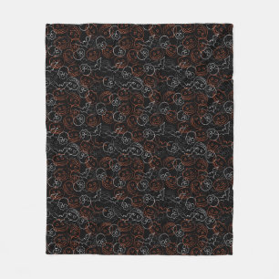 Halloween Pattern Fleece Blanket
