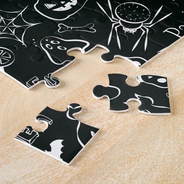 Halloween Pattern Jigsaw Puzzle (Side)
