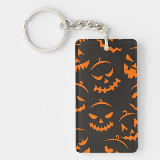 Halloween pattern key ring (Front)