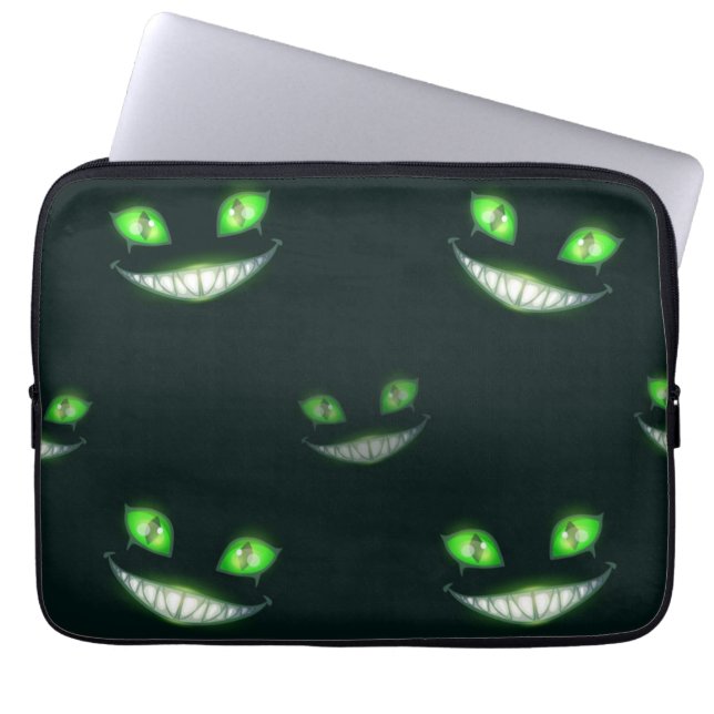 Halloween pattern laptop sleeve (Front)