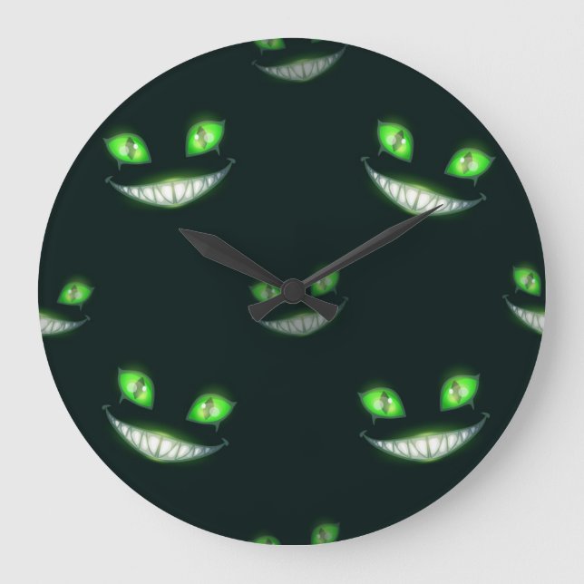 Halloween pattern large clock (Front)