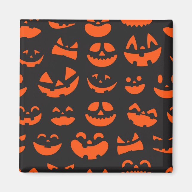 Halloween pattern magnet (Front)