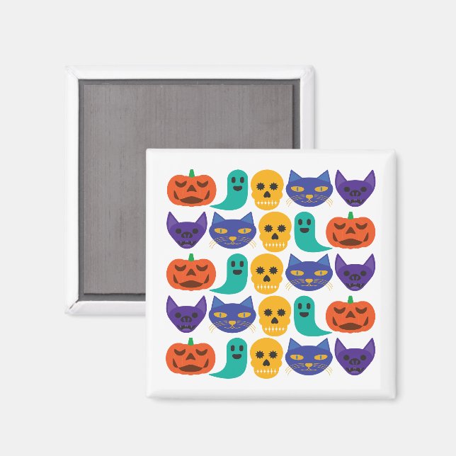 Halloween Pattern Magnet (Front/Back)