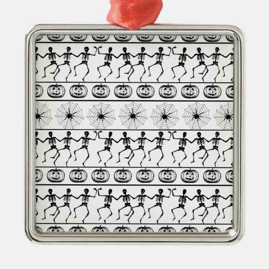 Halloween pattern metal ornament