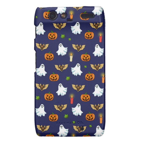 Halloween pattern motorola droid RAZR case