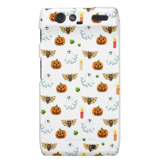 Halloween pattern motorola droid RAZR cases