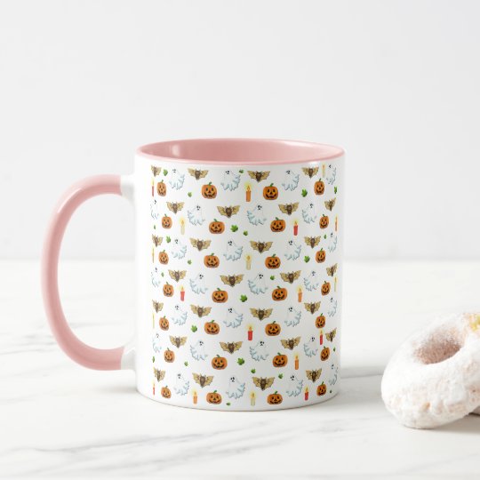 Halloween pattern mug