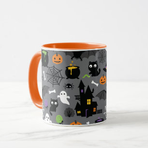 Halloween Pattern Mug