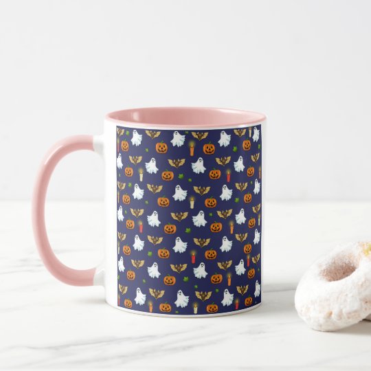 Halloween pattern mug