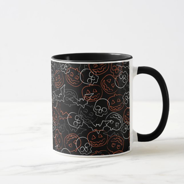 Halloween Pattern Mug (Right)