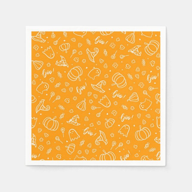 Halloween pattern napkin (Front)