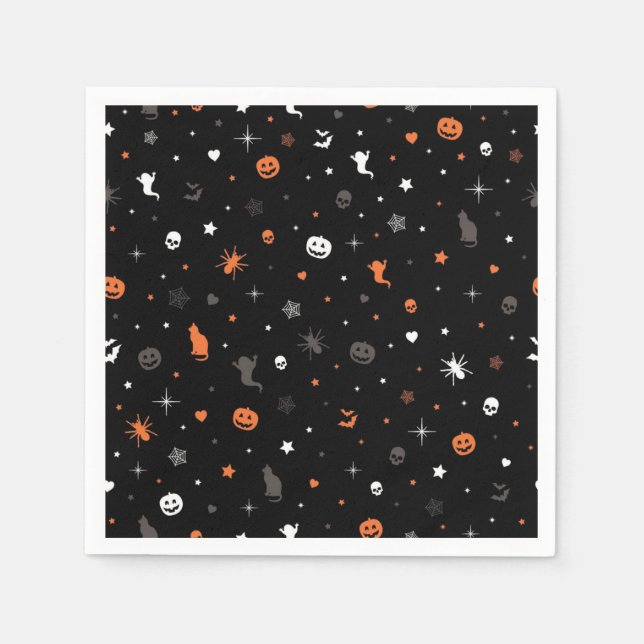 Halloween pattern napkin (Front)