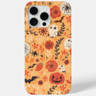 Halloween pattern napkin iPhone 15 pro max case