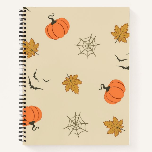 Halloween pattern notebook (Front)