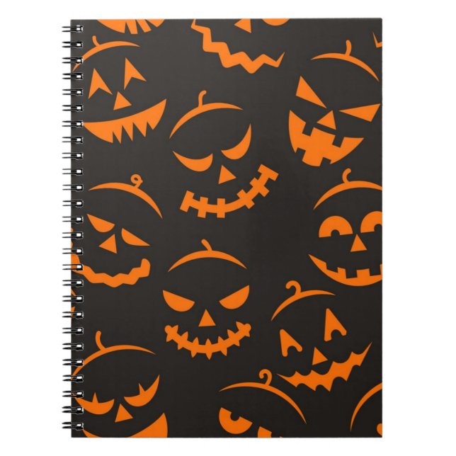 Halloween pattern notebook (Front)